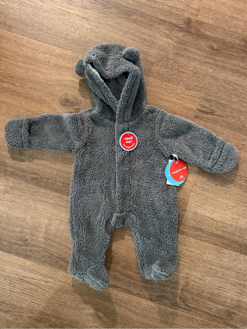 Magnetic Me Fleece Bear Footie